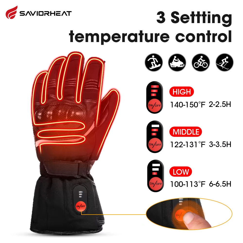 Heat Resistant Glove - Savior Heat 100% Waterproof Motorcycle Gloves