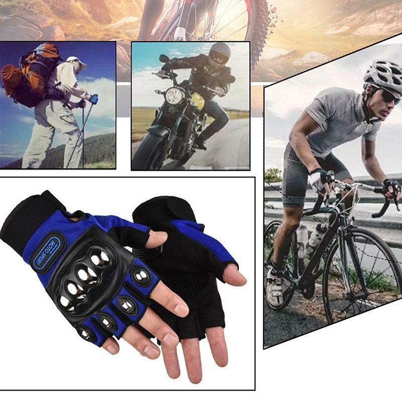 Half Finger Protective Motorcy - огляд і ціна Motorcycle Glove Knuckle